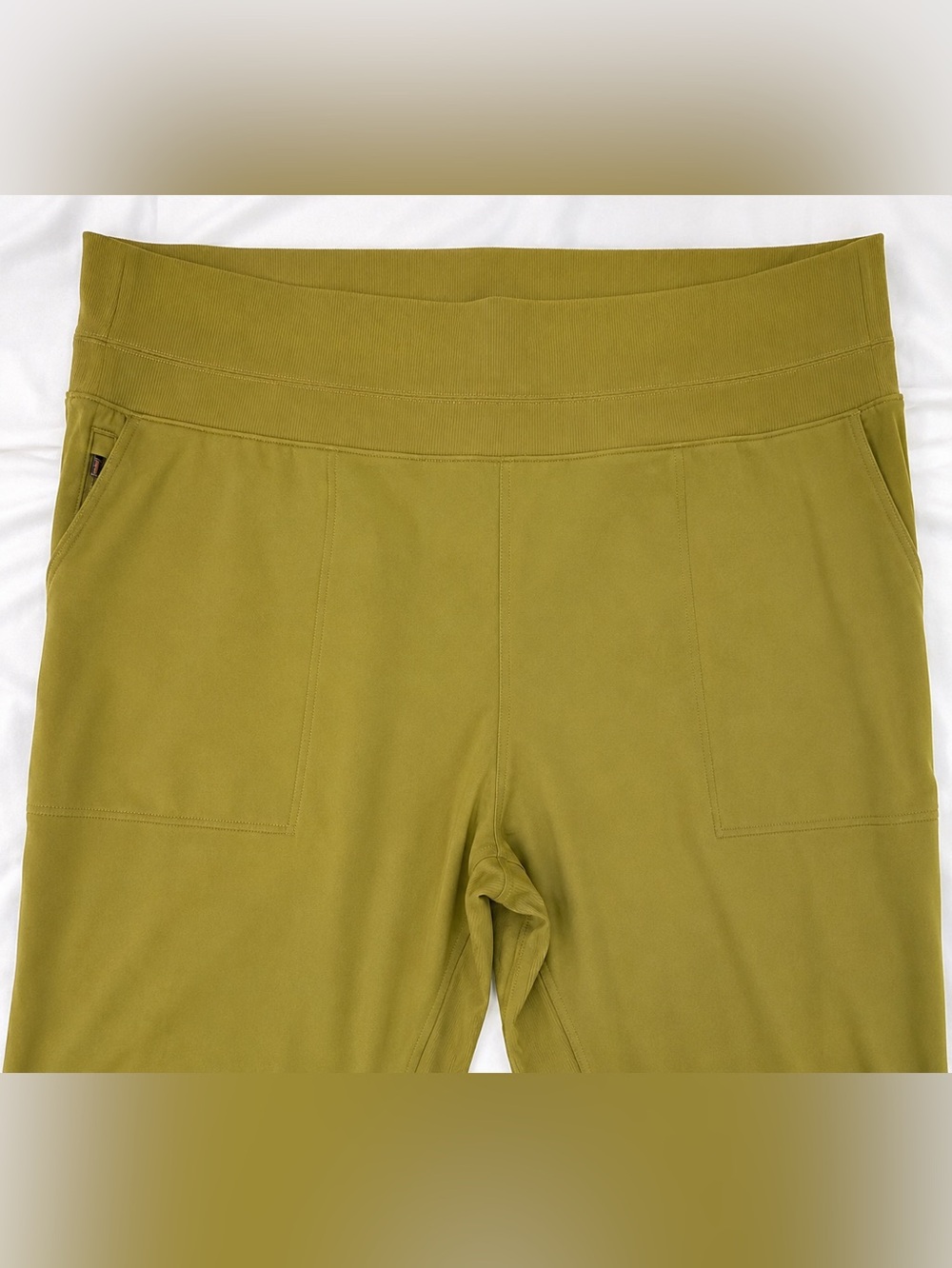 Athleta Venice Joggers Olive Green 3X High Rise Travel Pant Pockets Stretch